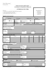 CES PERSONAL DATA FORM - It works!
