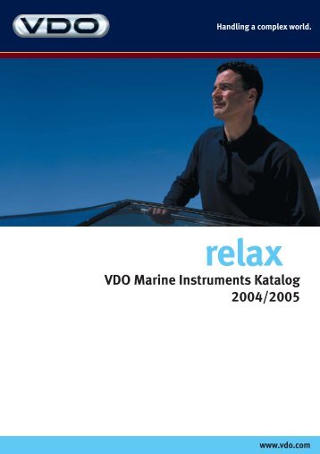 VDO Marine Instruments Katalog 2004/2005