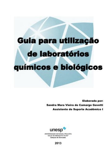 Guia para utilização de laboratórios químicos e biológicos - Unesp