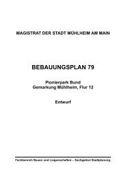 3 Geltungsbereich des Bebauungsplanes - Stadt Mühlheim