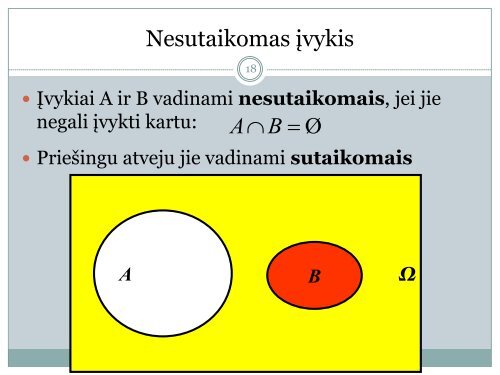 ATSITIKTINIAI ĮVYKIAI JŲ VEIKSMAI