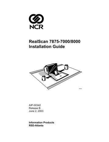 RealScan 7875-7000/8000 Installation Guide - Alsys Data