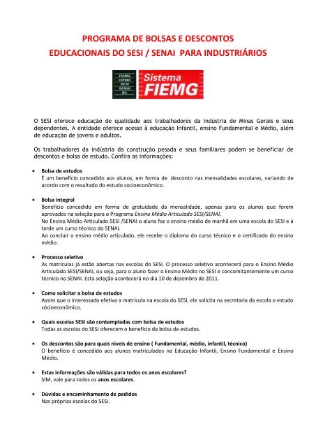 Bolsa de estudo integral ensino fundamental Clearance