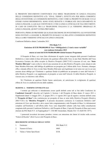 scarica il file pdf - ING Direct