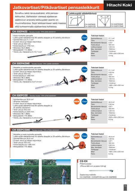 Polttomoottorikoneet 2007-2008 - Hitachi Power Tools Finland Oy