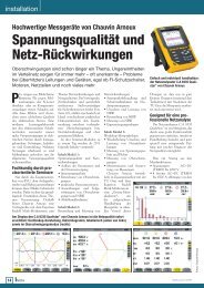 SpannungsqualitÃ¤t und Netz-RÃ¼ckwirkungen - Chauvin Arnoux