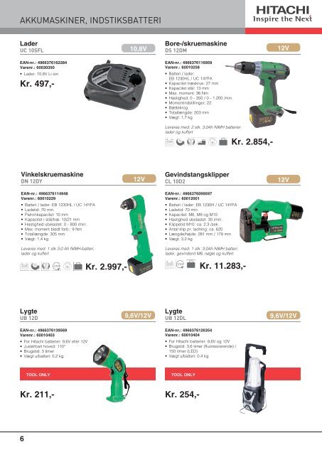 Kr. 1.854 - Hitachi Power Tools Finland Oy