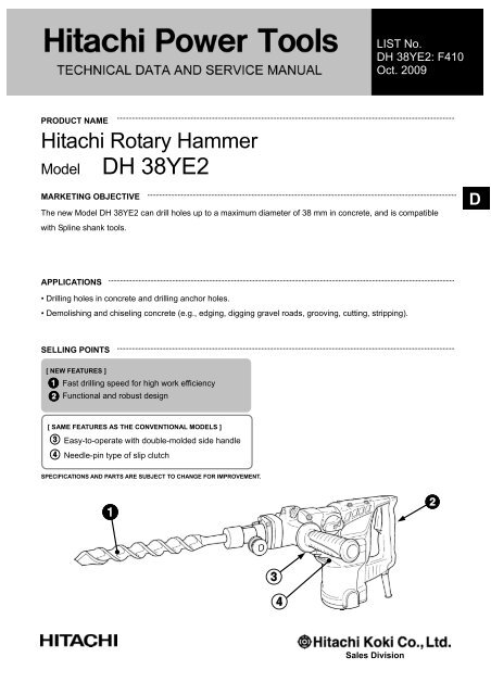 DH 38YE2 - Hitachi