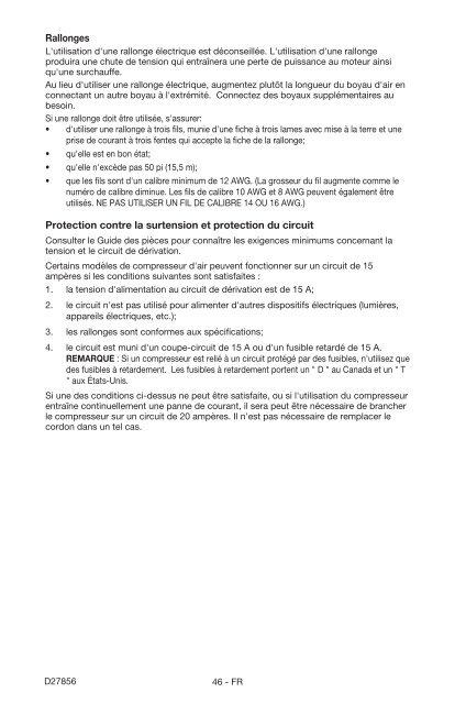 Pancake Compressor Instruction manual - gerald@eberhardt.bz