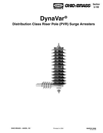 DynaVar Â® - Hubbell Power Systems