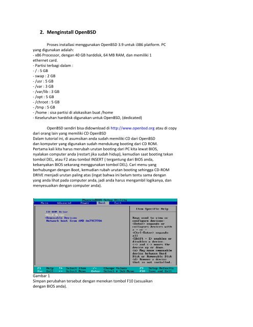 TUTORIAL OPENBSD