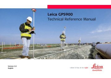Leica GPS900 Technical Reference Manual - SERTOPO.net