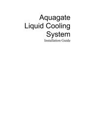 About the Aquagate Liquid Cooling System - Cooler Master