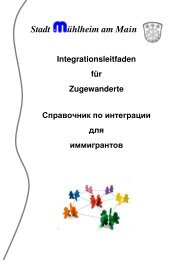 Rat und Hilfe Die Migrationsberatung hilft Ihnen ... - Stadt Mühlheim