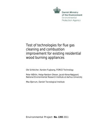 Test of technologies for flue gas cleaning and ... - MiljÃ¸styrelsen