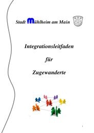 Integrationsleitfaden für Zugewanderte - Stadt Mühlheim