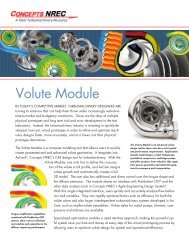 Volute Module Sheet - Concepts NREC