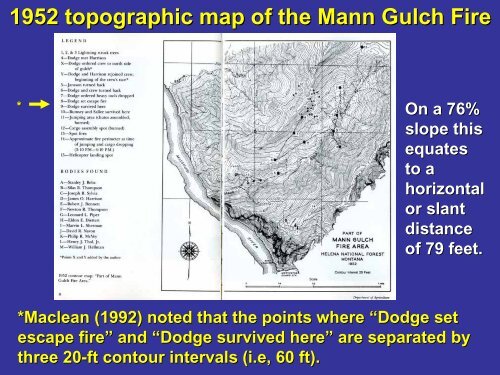 An Analysis of Dodge's Escape Fire on the 1949 Mann Gulch Fire in ...