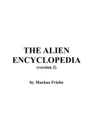 THE ALIEN ENCYCLOPEDIA - Get a Free Blog