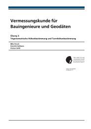 Übung 3 - Geodätisches Institut