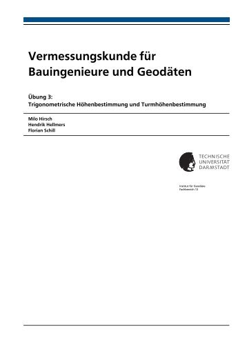 Übung 3 - Geodätisches Institut