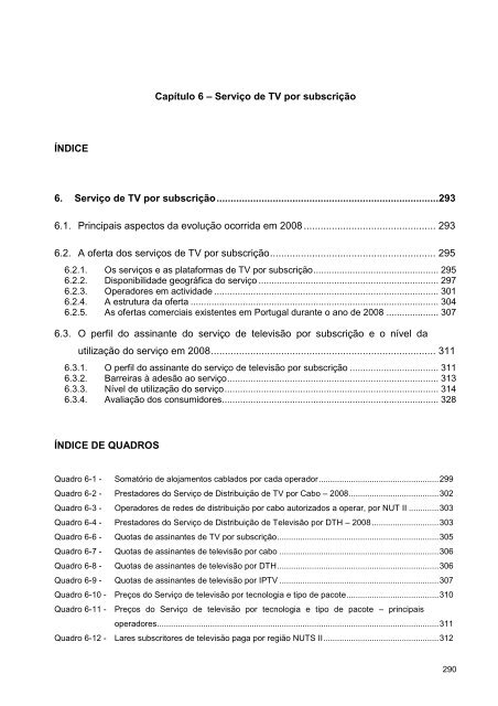 ÃƒÂNDICE GERAL - TV Digital em Portugal