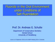 Fluoride in the Oral Environment under Conditions of Salt Fluoridation