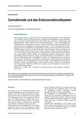 Cannabinoide und das Endocannabinoidsystem - Legal-High ...