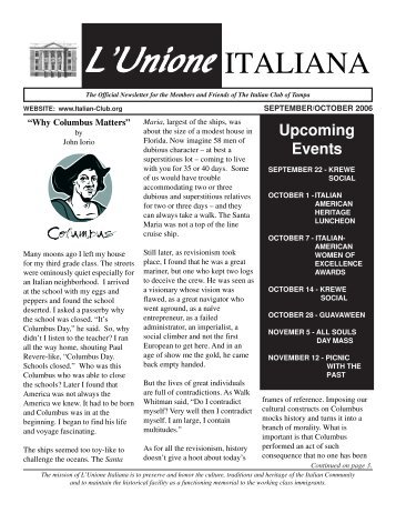 Download - The Italian Club of Tampa