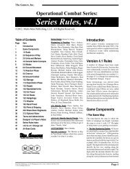 Series Rules, v4.1 - MMP Gamers Archive