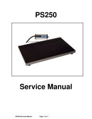 PS250 Service Manual - Light Livestock Equipment