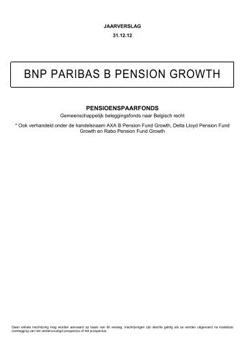 bnp paribas b pension growth - BNP Paribas Investment Partners