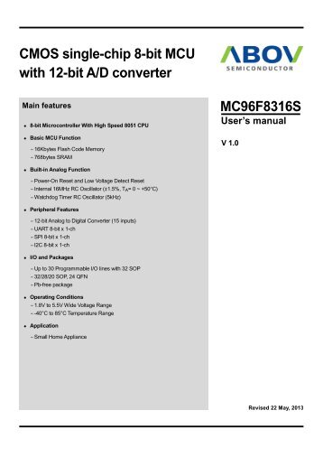 User's Manual - ABOV Semiconductor