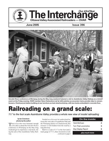 The Interchange - Ottawa Valley Associated Railroaders