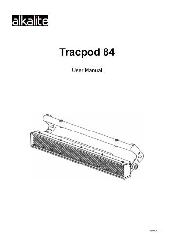 Tracpod 84 User Manual (PDF) - Elation Professional