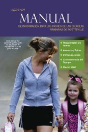 Elem Parent Handbook 2008-09 SP:Layout 1.qxd - Fayetteville ...