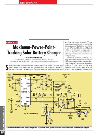 Maximum-Power-Point- Tracking Solar Battery Charger - Otherpower