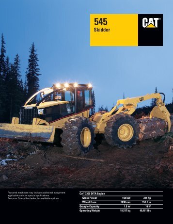 Cat 545 Skidder - AEHQ5339 - Kelly Tractor