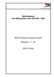 QM-Handbuch des QM-Systems nach ISO 9001: 2008 BOPLA ...