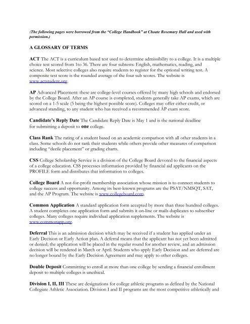 Answered: The College Board provided comparisons…