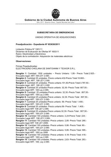 Dictamen Evaluación Ofertas MAT ELECT