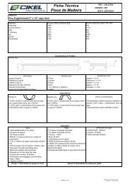 Ficha TÃ©cnica Pisos de Madeira - Cikel