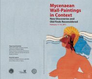 Mycenaean Wall-Paintings in Context