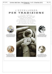 Corriere della Sera - Style Magazine - N.12 - Dicembre 2012