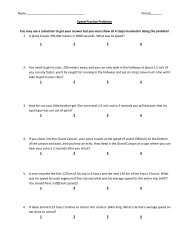 Wave Speed, Frequency, & Wavelength Practice Problems