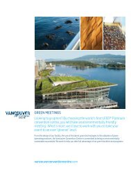 download our Green Meetings Fact Sheet - Vancouver Convention ...