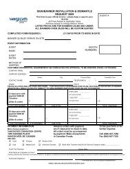 Sign Banner Installation Dismantle Request Form