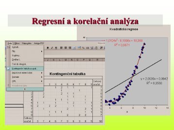 Regresní analýza