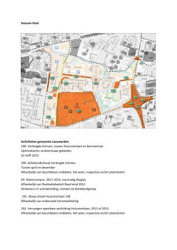 Huizum-Oost Activiteiten gemeente Leeuwarden 190- Verlengde ...