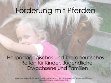 FÃ¶rderung mit Pferden - Foerderung mit Pferden